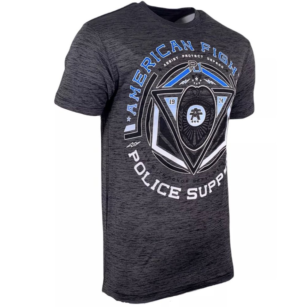 AMERICAN FIGHTER Men's T-Shirt S/S STATE LINE TEE - Picture 6 of 12